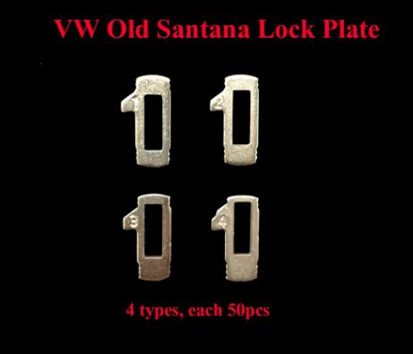 200pcs/lot Car Lock Reed Locking Plate For VW Old Santana (4 Types Each 50pcs) Auto Repair Accessaries Kit