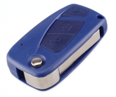 For Fiat 3 button remote key blank BLUE one