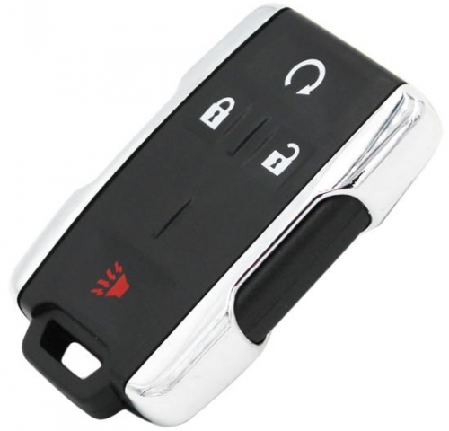 For Chevrolet  4 button remote key shell, the side part is white