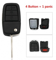 For GM Pontiac 4+1 button flip remote key blank