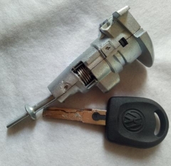 Auto Left Door Lock Cylinder For VW Magotan igniti