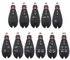 For Chrysler key shell with blade