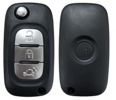 Remote Key 3 Buttons For Benz Smart 433MHZ PCF7961