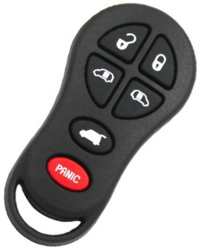 For chrysler 6 button remote
key shell