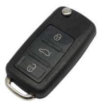 For Audi 3 buttons A8 Remote key blank