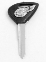 For yamaha motorcycle transponder key blank with r