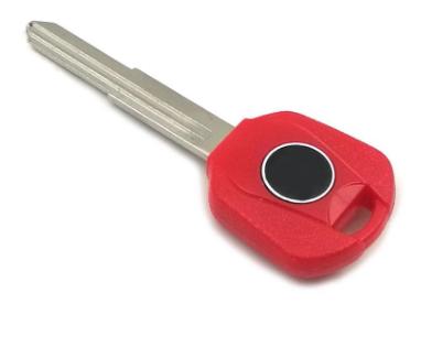 For Honda-Motor
 bike key blank in red with left blade