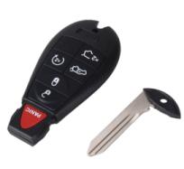 For Chrysler 5+1 button remote key blank