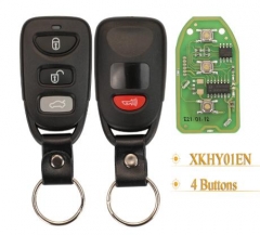 3+1 Buttons Xhorse XKHY01EN Wire Universal Remote 