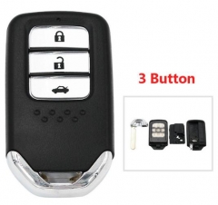 For Honda 3button remote key shell with blade