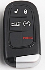 For Chrysler 4+1 button  remote key shell with bla