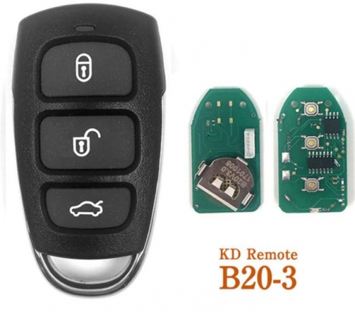 For Hyundai style 3 button remote key B20-3 for
KD300 and KD900 to produce any model 
remote