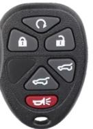 for　GM 5+1 Button remote key 
with FCCID KOBGT04A 