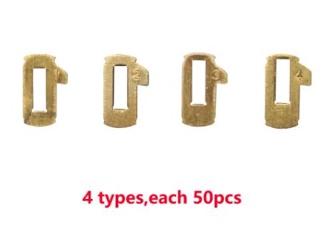 200pcs/lot lock wafer NSN14 Car Lock Reed Plate For Nissan Car Door Lock Repair Kits 4 Models Each 50pcs