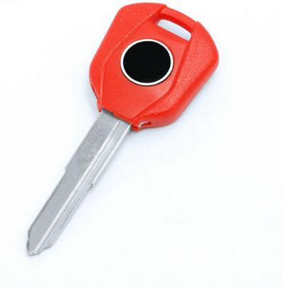 For Honda-Motor
 bike key blank in red with left blade