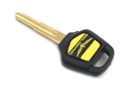 For Honda-Motor bike key blank in black with right blade
