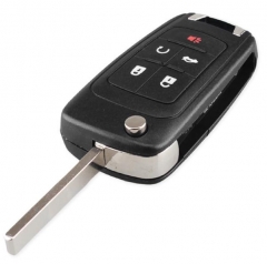 FOR  Buick 4+1 button remote key blank with panic 