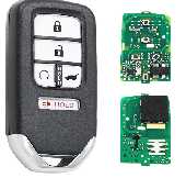 Smart Remote key 4+1button 433MHz id47 SUV tail button for honda FCC : KR5V2X