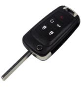 For Chevrolet 4+1 button key blank repalce origina