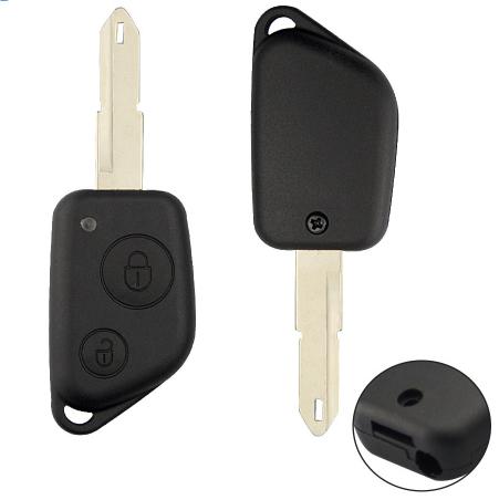 For Citroen Elysee 2 buttons remote key shell  Fob Cover NE73 Blade