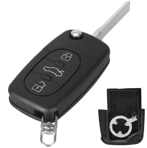 For Audi 3 buttons remote key shell with Small battery 
1616 model