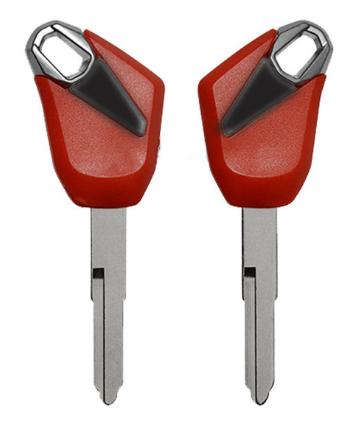 For KAWASAKI motorcycle key case(red)_04 with right blade