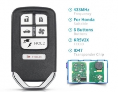 for Honda Clarity 2018 Smart Remote Car Key Fob 6 