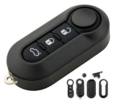 For Fiat 3 button remote key blank with SIP22 blade
black color