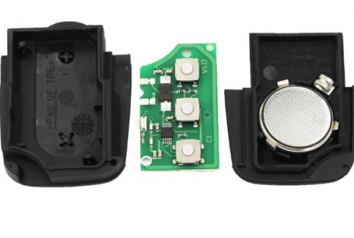 FOR Audi 3 button remote key with  big battery  434MHZ
 the remote control model is
4D0 837 231 K