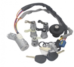 FULL SET DOOR LOCK BARREL SET 5PCS FOR PEUGEOT EXP