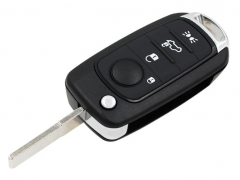For Fiat 4 button flip remote key blank with SIP22