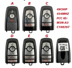 2023-2024  For Ford F-Series /3/4-Button Smart Key