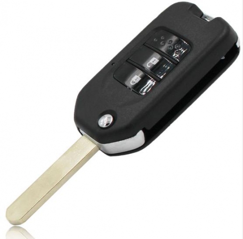 For honda 2 button modified remote key shell