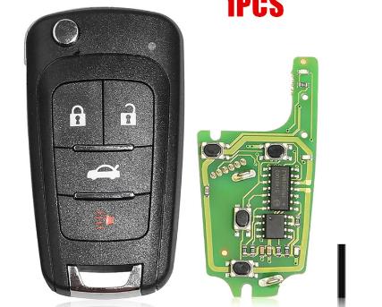 Xhorse XKBU01EN Wire Remote Key for Buick Flip 4 Buttons English
