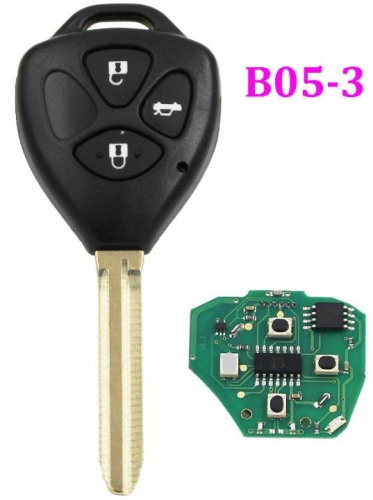 For Toyo ta style 3 button remote key B05-3 for
KD300 and KD900 to produce any model 
remote