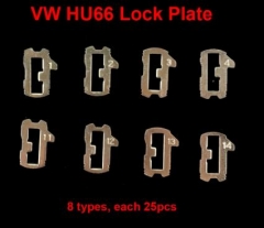 200pcs/lot Car Lock Reed HU66 Plate For AUDI VW Vo