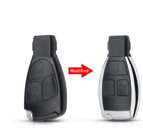 Car Key Shell For Mercedes Benz Modified Replacement Smart Car Key Shell 3 Buttons
