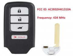 2016-2016 For Honda CR-Z / 4-Button Smart Key / PN