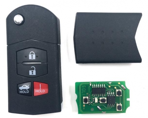 For Mazda style 4 button remote key B14 for KD300 and KD900 to produce any model remote