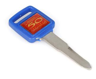 for Honda CB400 Hyper VTEC400 Model Embryo Uncut Blank Key Motorbike Parts fit CB 400 Motorcycle Accessories VTEC 400 ( in blue)