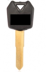 For KAWASAKI Motorcycle key blank left blade( blac