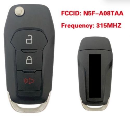 for Ford Raptor 2019 2020 2+1 button remote control key N5F-A08TAA JL3V-15K601-FA 315MHz