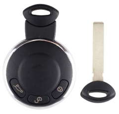 For　BMW MINI Cooper 3 Button remote key no logo