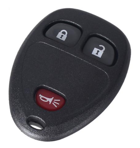 For GM 2+1 button remote key blank without battery part