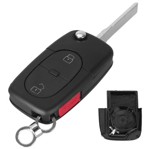 For Audi 2+1 buttons remote key shell with big battery 
2032 model