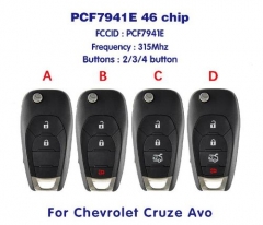 Car Remote Control Key For Chevrolet Cruze Avo 315