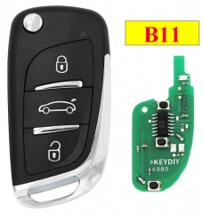 For Peugeot style 3 button remote key B11 for
KD30