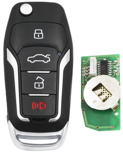 For Ford style 3 button remote key B12-3+1 for KD300 and KD900 to produce any model 
remote