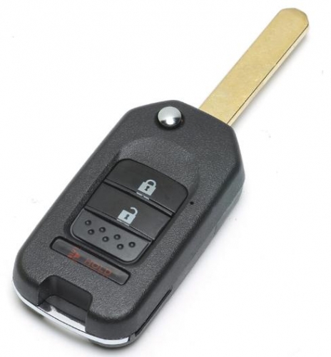 For honda 2+1 button remote key shell