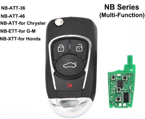 Keydiy Remote key 3+1 Buttons Buick Style NB22       (5 functions in one key )